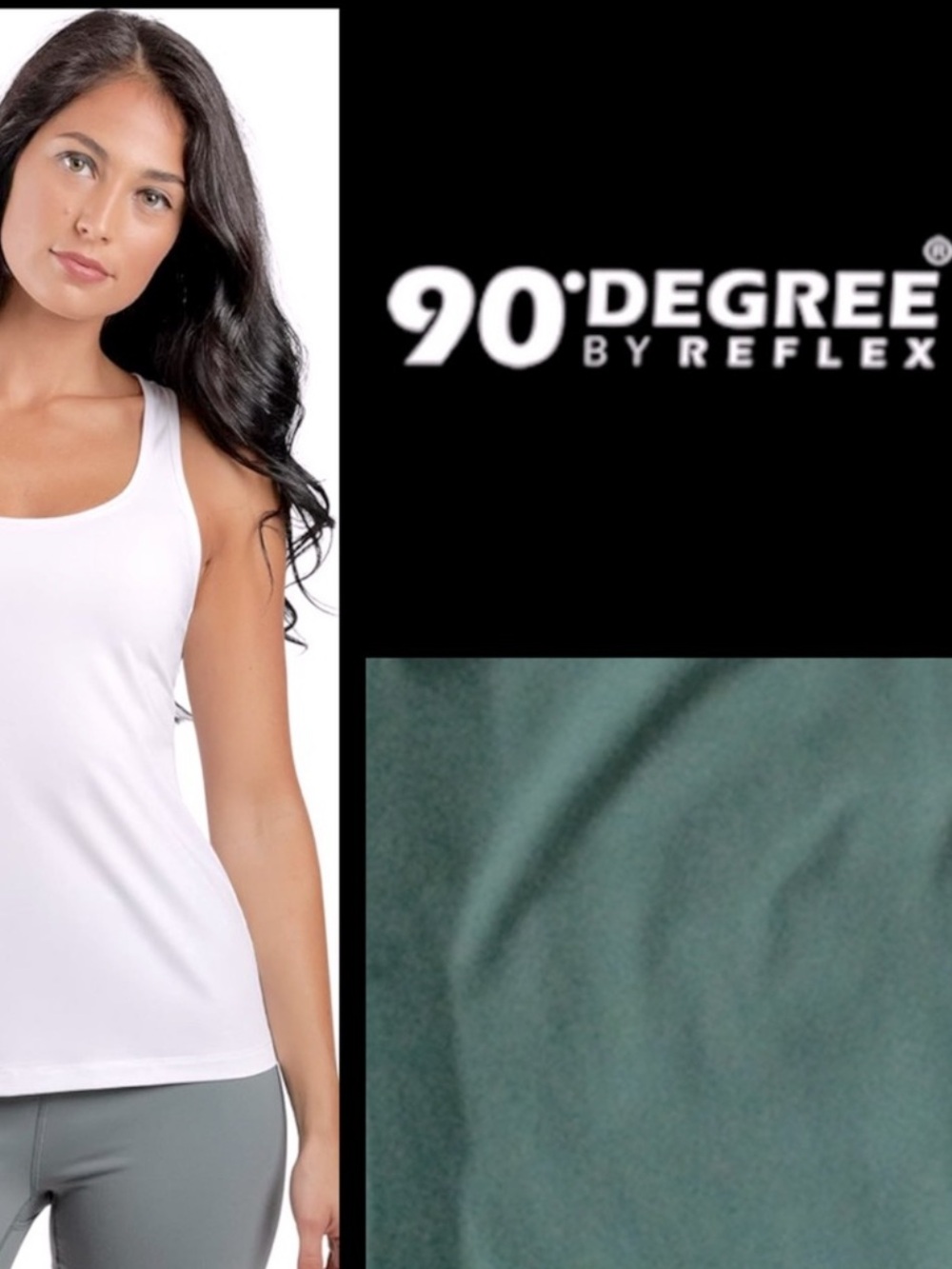 NWT 90° by Reflex Power Flex Everyday Racerback Tank Top
